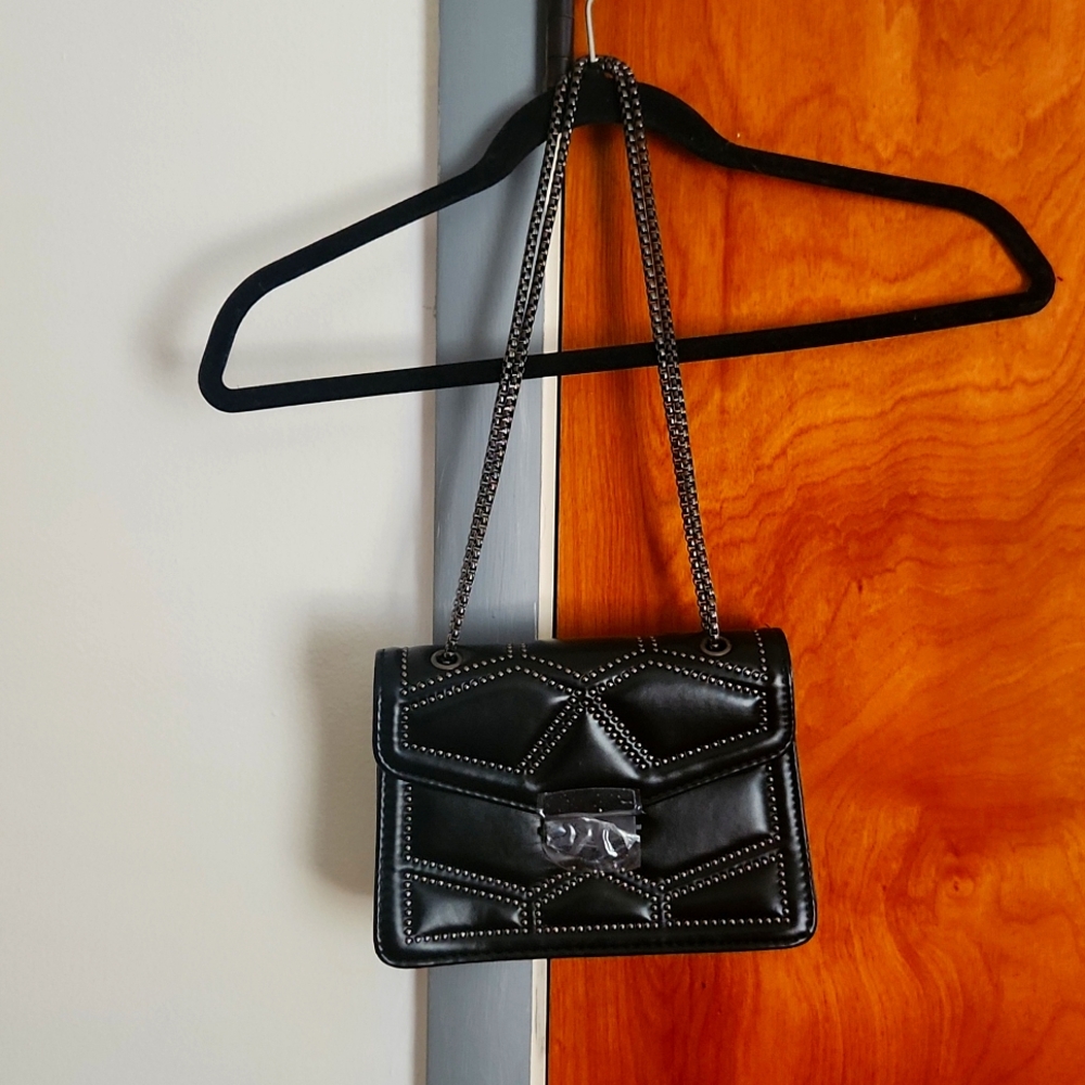 SHEIN Brand New Never Used Black Studded Purse